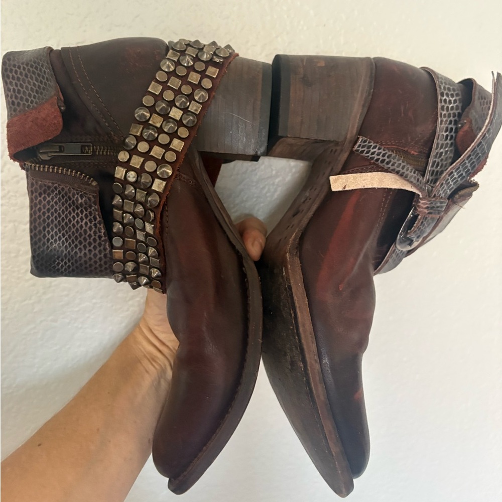FREEBIRD by Steven Shena Ankle Boot Bootie Sz 10 - Picture 8 of 12